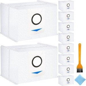 Stofzuigerzakken en accessoires voor robotstofzuigers - Grote capaciteit - 3L - 10 stuks