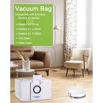 Stofzuigerzakken voor Robotstofzuigers - Compatibel met Diverse Modellen - Hoogwaardige Vliesstof en Filters - 3,2 L Capaciteit - 12 Stuks