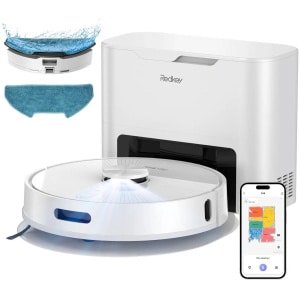 Studio Lyma Robotstofzuiger met dweilfunctie - Robot stofzuiger - Robot dweil - Laadstation - Geschikt voor huisdieren - Met liftfunctie