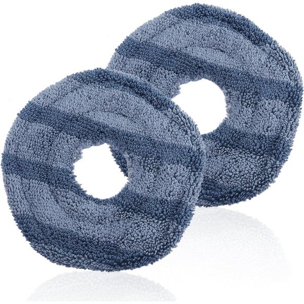 TEMGoods - Set van 2 wasbare stofzuigerdoeken voor vloerreiniging - Katoenen dweildoeken - Vervangende accessoires - Geschikt voor robotstofzuigers - Duurzaam en herbruikbaar.