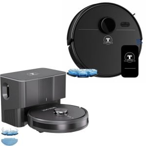 TONIHOMI® M30 + Q8 Robotstofzuiger Combi Deal - Met Dweilfunctie - LDS Laser Navigatie - Automatisch Legen - App Bediening - Laadstation - Huisdieren - Zwart