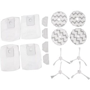 TheLau - Accessoireset voor robotstofzuiger Eva SDJ06RM, inclusief stofzak, filter, zijborstels, doek - Stofzakset met filterlappen - Complete accessoires bundel