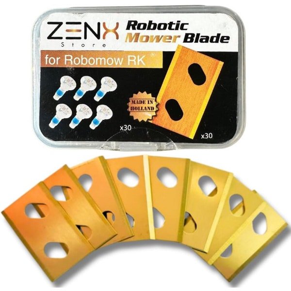 Titanium Robotgrasmaaier Messen voor alle RK Modellen - 30 Stuks, Super Sterk en Scherp