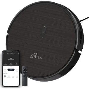Tjilla C100 - Robotstofzuiger met dweilfunctie Extra krachtig - Nederlands merk - V-SLAM - Extra stil - Met laadstation - Huisdieren - Gratis proefperiode 30 dagen - Met afstandsbediening - 4500pa