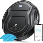 Ultradunne 2-in-1 Robotstofzuiger met Dweilfunctie en Sterke Zuigkracht - Ideaal voor Dierenharen en Harde Vloeren