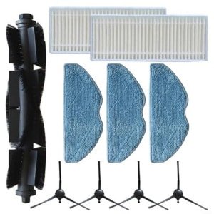 Vervangende Onderdelen Set voor Robotstofzuigers met Hoofdborstel, Zijborstels, Filters en Dweildoeken