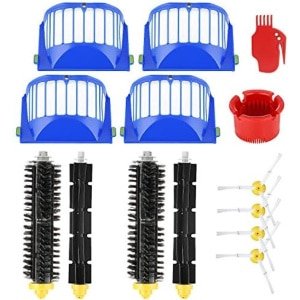 Vervangende accessoireset voor robotstofzuigers - 14-delige onderdelen set met zijborstels, HEPA-filters, borstelharen en reinigingsgereedschap voor optimale reinigingsprestaties