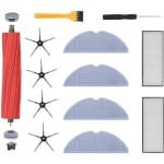 Vervangingsaccessoires Set voor Robotstofzuigers - 2 Zijborstels, 2 HEPA Filters, 2 Wisdoeken, 1 Schroevendraaier en Reinigingsborstel - Universeel Compatibel