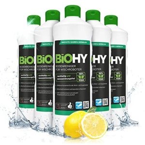 Vloerreiniger Concentraat voor Dweilrobot - Duurzaam en Ecologisch - Geschikt voor Alle Waterbestendige Vloeren (6 x 1L)