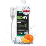 Vloerreiniger voor dweilrobots met sinaasappelgeur | Reinigingsmiddelconcentraat voor alle harde vloeren | Schuimvrij & Streeploos | Duurzaam 1:200 concentraat