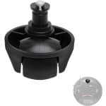 Voorwiel geluidsarm - geschikt voor robotstofzuigers - 1 stuk - zwart - reservewiel