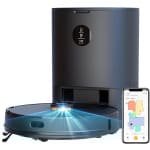 WNHB® Robotstofzuiger met Laadstation - Automatisch Leegstation - 2700Pa Zuigkracht - Dweilen en Stofzuigen - Lidar Navigatie - App en Spraakbediening - 60 Dagen Zonder Legen