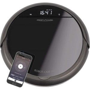 Wifi Robotstofzuiger met Roterende Zijborstels - 4 Reinigingsprogramma's - 61 dB - Ideaal voor Harde Vloeren