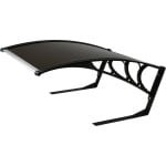 ZELSIUS Afdak voor robotgrasmaaier, donkerbruin