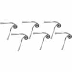 Zero-tangle side brush replacement parts - 6-pack - Geschikt voor Roborock Qrevo Curv, Qrevo Edge, P20 PRO, G30 en G20S Ultra robotstofzuigers