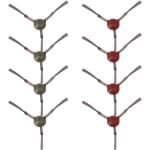 Zijborstel voor Ecovacs Deebot N8 / N8 Pro / N10 plus, voor Yeedi Vac 2 Pro/Vac 2/Vac max/Vac hybrid/Vac station/K781+ robotstofzuiger onderdelen zachte siliconen