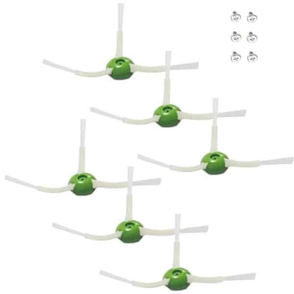 Zijborstelvervanging voor Robotstofzuigers - 6-Pack, Perfecte Pasvorm en Duurzaam