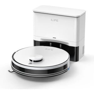 Zimoros Robotstofzuiger - Ilife A30 Pro - Wit - Met Dweilfunctie - Met Laadstation & Automatisch Leegstation - 5000PA
