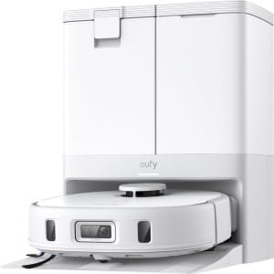eufy Clean X10 Pro Omni Wit robotstofzuiger met dweil - Robot Vacuum 8000 Pa zuigkracht, tapijt detectie AI-obstakel vermijding, wast en droogt de dweil, automatisch legen en vullen