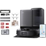 eufy Omni E25 - Robotstofzuiger met Vervangingssets - HydroJet dweilsysteem - 20.000 Pa zuigkracht - DuoSpiral borstels die ontklitten - CornerRover arm voor het schoonmaken van hoeken - alles-in-één station