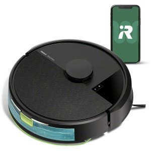 iRobot Roomba 105 Combo - 2-in-1 robotstofzuiger en dweil - 7KPa - LiDAR-navigatie - Tapijtdetectie - 4 zuigniveaus