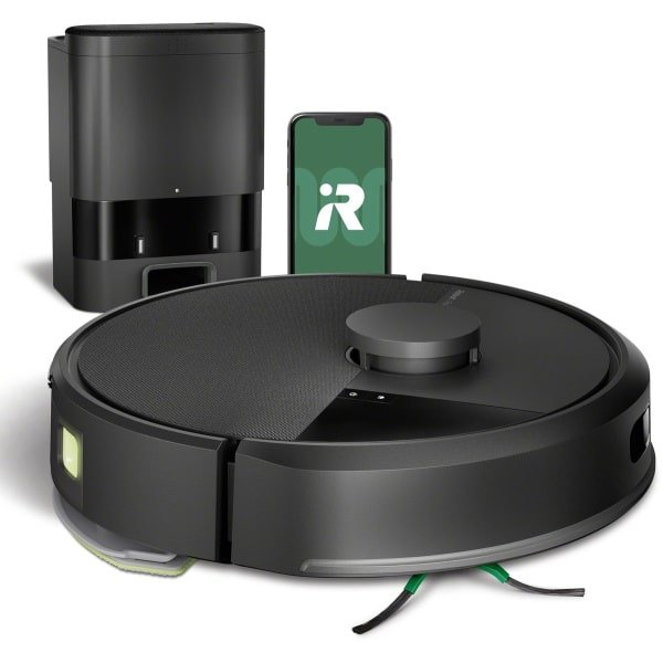 iRobot Roomba® 105 Combo + AutoEmpty Dock - Robotstofzuiger met Dweilfunctie - Zwart (Y3510)
