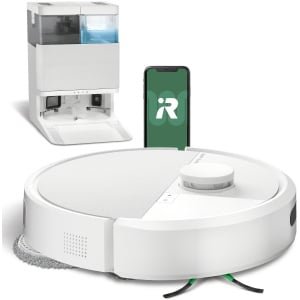 iRobot Roomba® Plus 405 Combo Robot + Autowash™ Dock - Robotstofzuiger met Dweilfunctie - Wit - G1852
