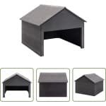 vidaXL Grasmaaier Overkapping - Robotgrasmaaier - Overkapping voor grasmaaier 80x80x70 cm HKC - Buitenkleding - Hkc Materiaal - Tuinaccessoires