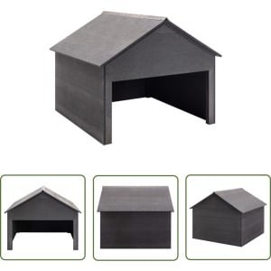 vidaXL Grasmaaier Overkapping - Robotgrasmaaier - Overkapping voor grasmaaier 80x80x70 cm HKC - Buitenkleding - Hkc Materiaal - Tuinaccessoires