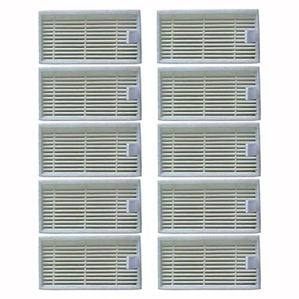 10 stuks HEPA Vervangingsfilters voor Robotstofzuigers - Geschikt voor V3, V5 en V5s