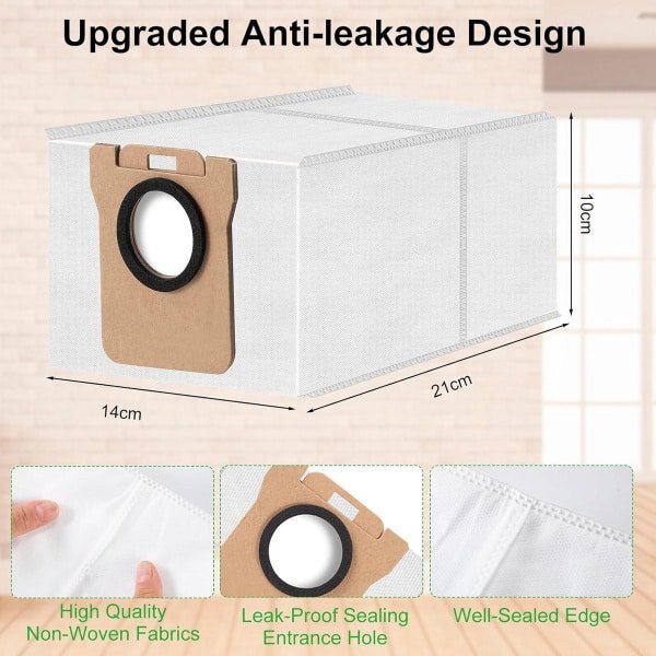 16 Stuks Stofzuigerzakken Vervangend voor Robotstofzuiger Modellen