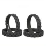17 Parts - 4 Stuks Wielbanden Geschikt voor iRobot Roomba - Compatibel met Series 500, 600, 700, 800, 900, e5, i7, j7 & j9 - Antislip Rubberen Banden - Stille & Eenvoudige Montage - Vervangende Accessoires voor Robotstofzuiger