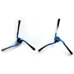 1x Paar Vervangende Zijborstels Gescht voor Samsung Navibot Robotstofzuiger - 2 stuks, kleur Zwart/Blauw
