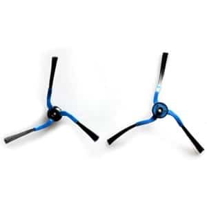 1x Paar Vervangende Zijborstels Gescht voor Samsung Navibot Robotstofzuiger - 2 stuks, kleur Zwart/Blauw