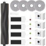 20 stuks robotstofzuiger accessoires, hoofdborstels, reinigingsdoeken, Hepa-filters, zijborstels en stofzakken