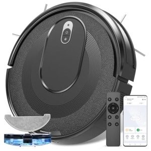 3-in-1 Robotstofzuiger met Dweilfunctie - 4000 Pa, Stil en Slank Design