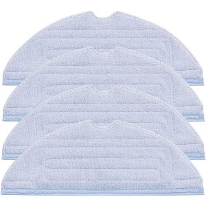 4 stuks reinigingsdoeken Geschikt voor Roborock S8 S8+ S7 / S7 MaxV Ultra / S7 MaxV/S7 Pro Ultra/T7 / T7plus robotstofzuiger, microvezel, zacht, wasbaar en herbruikbaar, vervangende wisserdoeken mop