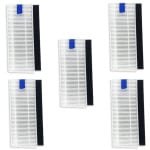 5 stuks robotstofzuiger HEPA filter - Geschikt voor Rowenta X-plorer Serie 75 - voor robotstofzuiger met dweilfunctie - Wit