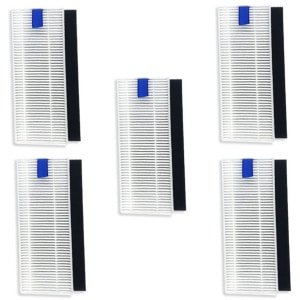 5 stuks robotstofzuiger HEPA filter - Geschikt voor Rowenta X-plorer Serie 75 - voor robotstofzuiger met dweilfunctie - Wit