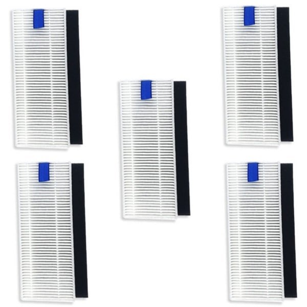 5 stuks robotstofzuiger HEPA filter - Geschikt voor Rowenta X-plorer Serie 75 - voor robotstofzuiger met dweilfunctie - Wit