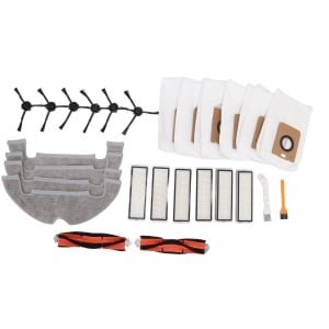 Accessoireset voor Dreame Z10 Pro, L10plus, D10PLUS robotstofzuiger, vervanging, hoofdborstel, onderdelenpakket, filters, zijborstels, stofzak, witte borsteldoeken, oranje borstel