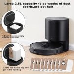 Allecta - 6-pack stofzakken voor robotstofzuigers, speciale grote capaciteit