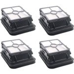 Allecto Plus - Vervangende HEPA-stoffilters voor robotstofzuiger - Set van 4 stuks - Geschikt voor Bissell CrossWave 1785 Serie 1785G 1785V 1785W - Reserveonderdelen met filters