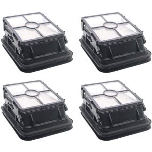 Allecto Plus - Vervangende HEPA-stoffilters voor robotstofzuiger - Set van 4 stuks - Geschikt voor Bissell CrossWave 1785 Serie 1785G 1785V 1785W - Reserveonderdelen met filters