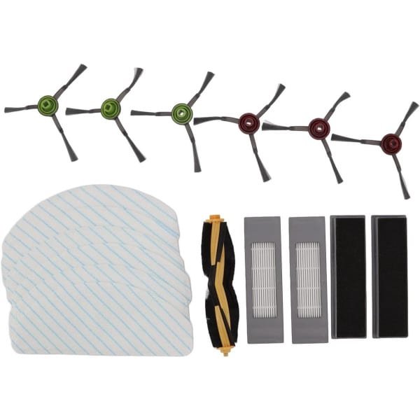 Allecto Plus - Vervangingsaccessoireset voor Robotstofzuiger Vac 2Pro Vervangingsonderdelen en accessoireset met Hoofdborstel, Zijborstels, Filters en Dweilpads
