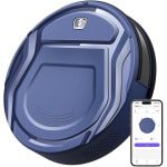 Aurixi® Robotstofzuiger huisdieren - Robotstofzuiger - Stofzuiger - Blauw - 28cm x 28cm x 8cm