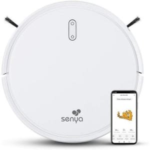 Draadloze Robotstofzuiger met App en Afstandsbediening - 2000 Pa zuigkracht, 120 min batterijduur, Stil en Ideaal voor Haren, Wit