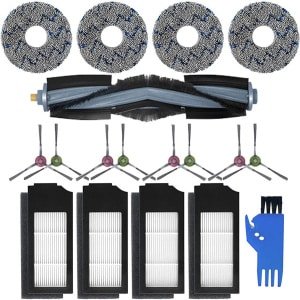 Geschikt voor Ecovacs X1 Pro T10omni robotstofzuiger: dweilborstel, rolborstel en filter.
