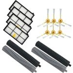 Geschikt voor Vervangingsonderdelenset voor iRobot Roomba 800/900 serie robotstofzuigers: HEPA-filter, een paar borstels, anti-klit stofverwijderaar.