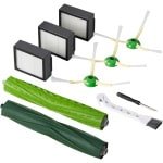 Geschikt voor accessoires voor iRobot Roomba i7 i7+ i3 E5 i3+ i4 i6 i6+ i8 i8+ robotstofzuigers - Compatibel met i7 i8 i6 i5 i4 i3 i1 E5 E6 J5 J6 J7 J8 J9 Plus - 3 HEPA Filters - 3 Zijborstels - 2 Rubberen Hoofdborstels - Vervangende Onderdelen Set